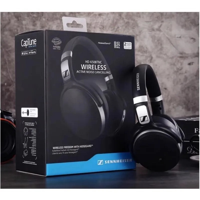 Sennheiser Hd4.50Btnc Wireless Bluetooth Headset Anc Noise Reduction Call Headset Cross-Border Foreign Trade