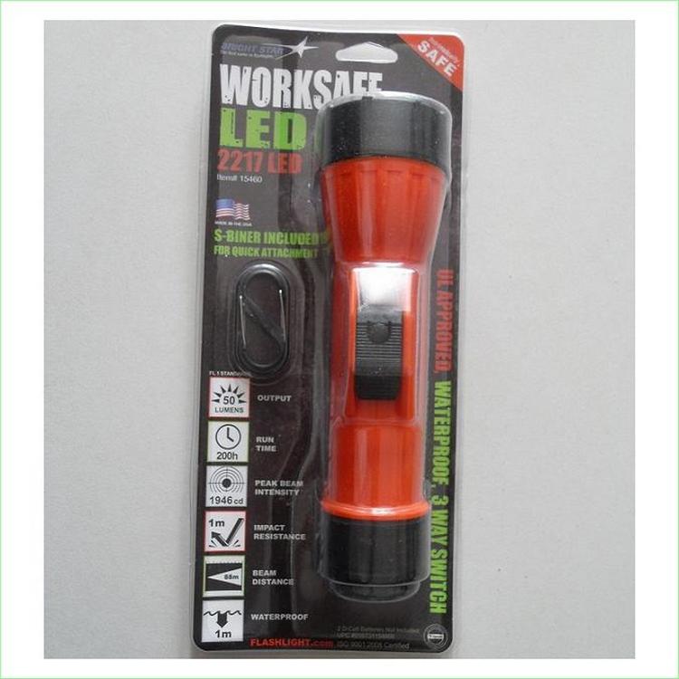 LED flashlight strong light tanker dedicated to the United States imported waterproof explosion-proof resin outdoor dock No 1 battery