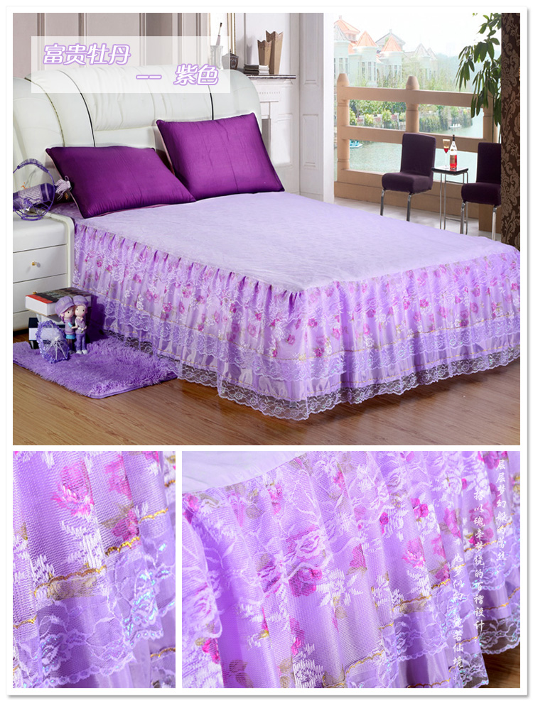 New thầy giường váy bedspread Simmons 1.2m một mảnh Hàn Quốc 1,5 / 1,8 m đệm bảo vệ bao gồm nhung mùa hè - Váy Petti drap giường có viền