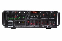 220V12V high-power home car karaoke subwoofer equalizer amplifier Bluetooth audio amplifier
