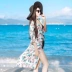 Bikini ba mảnh áo tắm xẻ tà gợi cảm áo tắm nữ bảo thủ bụng áo kích thước ngực trong gió hàn quốc mỏng - Bikinis Bikinis