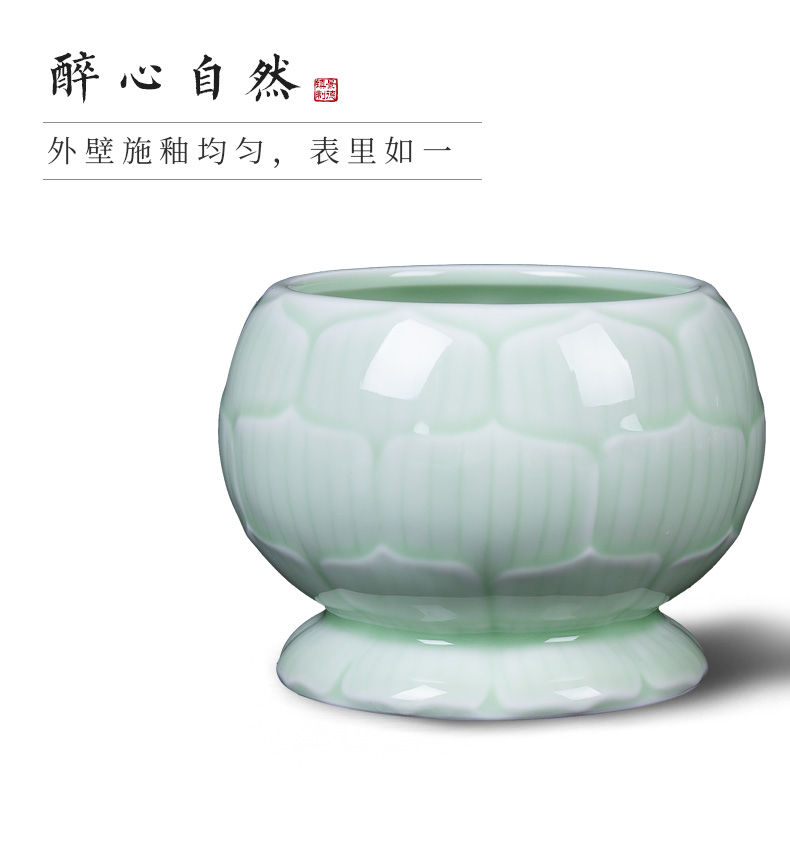 Jingdezhen ceramic temperature wine pot of wine suit green glaze hot hot wine warm hip home wine and rice wine liquor cup