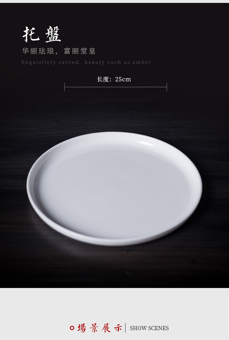 Wine, liquor cup home singularity points of Chinese liquor small wind a small handleless Wine cup of jingdezhen ceramic Wine suits for