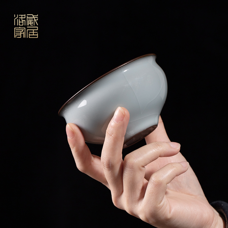 Guanyao sample tea cup jingdezhen ceramic cups, high - end tea masters cup kung fu tea cup single cups of tea cup
