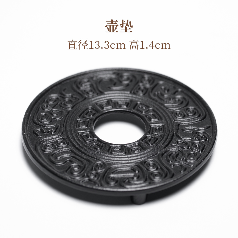 And tea accessories manually cast iron with Japanese tea taking zero iron pot insulation pot holder base household pot pad