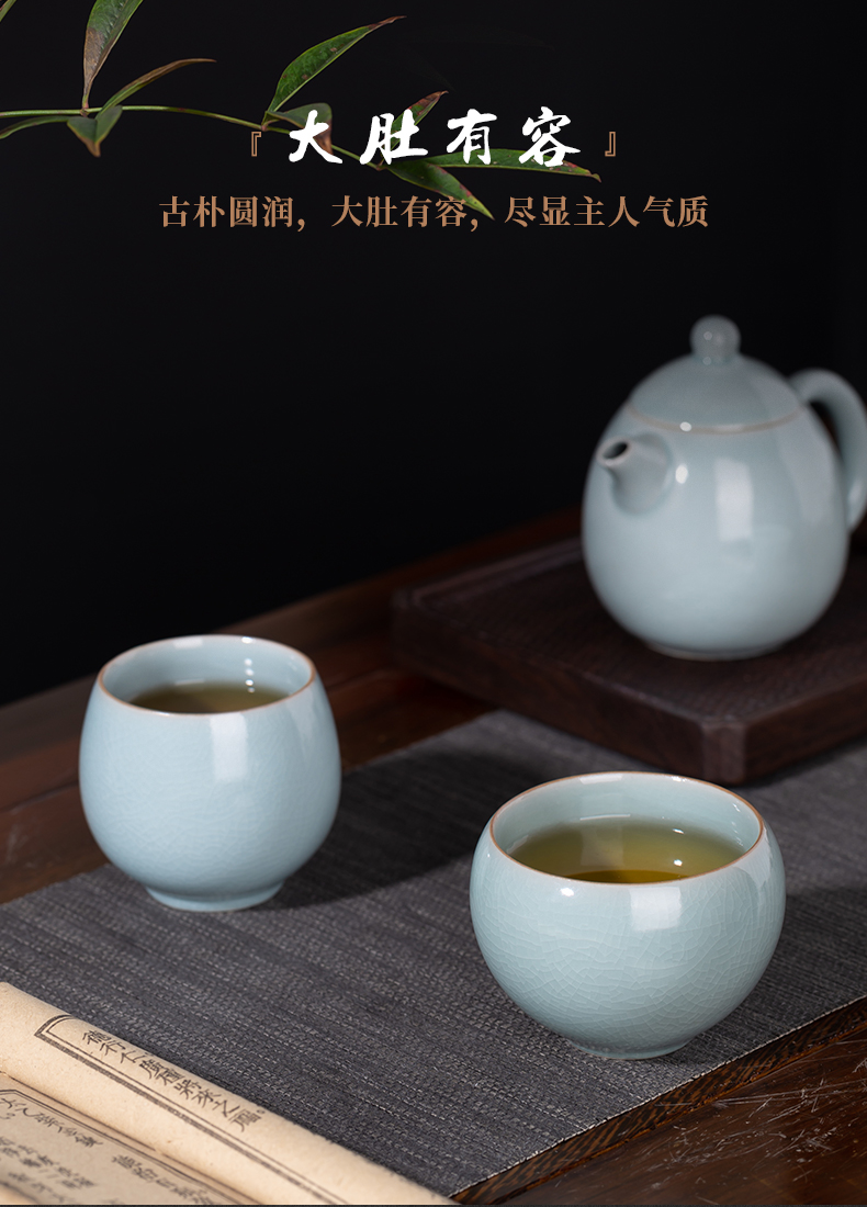 Small single cup your up CPU kung fu tea set sample tea cup your porcelain of jingdezhen ceramics slicing can raise the use master CPU