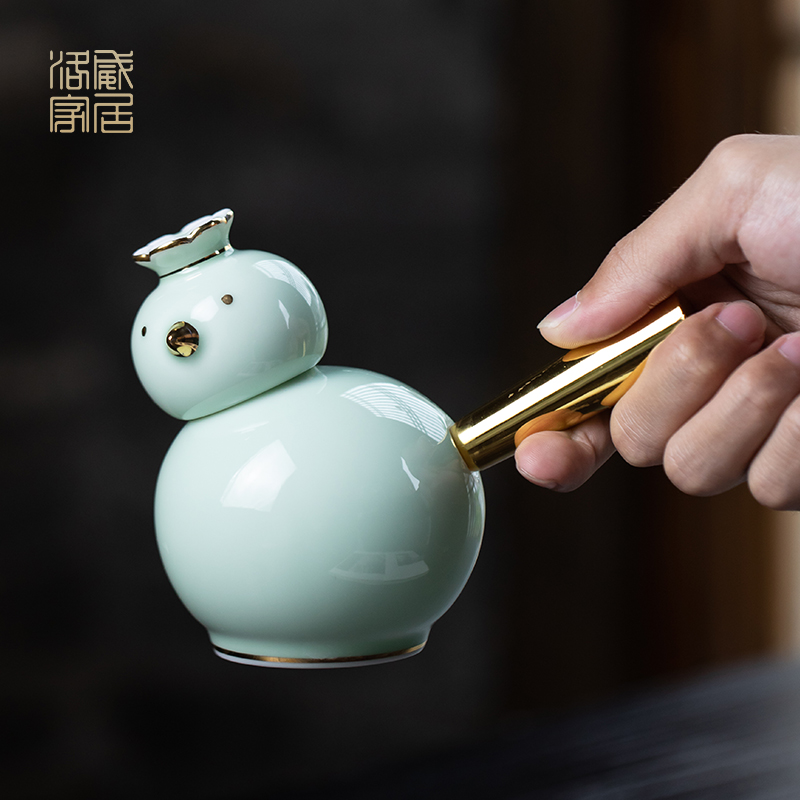 New product liquor cup 2021 suits for domestic high - grade ceramic Chinese antique wine jar of small a small handleless wine cup of wine