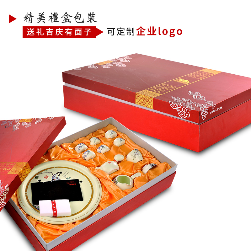 Touch the floor clearance 】 【 kung fu tea sets jingdezhen ceramic household tea sea tea cups of a complete set of POTS