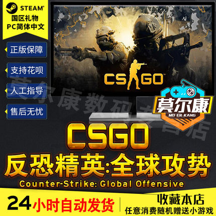 Steam正版pc反恐精英csgo全球攻势优先状态升级全球服务器账号激活码key Tmall Com天猫