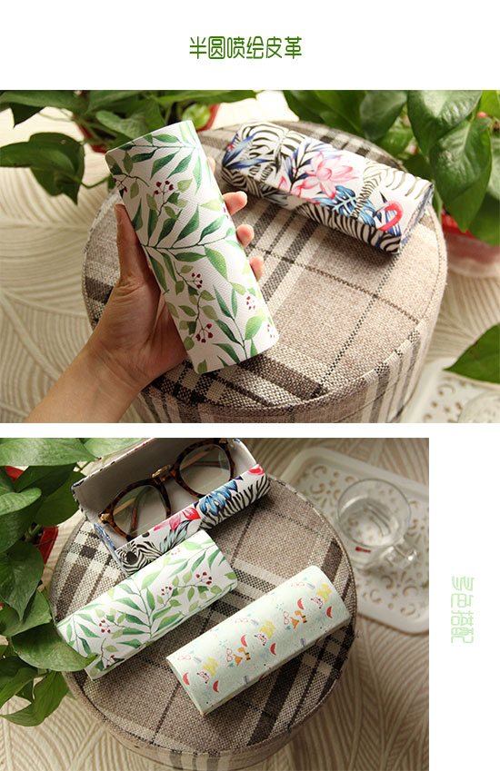 Kính chống áp lực hộp nữ Hàn Quốc sáng tạo nhỏ tươi lưu trữ hộp cá tính kính râm đơn giản - Kính đeo mắt kính kính mát