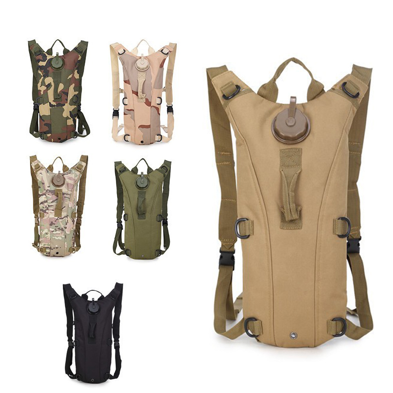 Outdoor water bag 3L drinking water bag double shoulder water bag backpack travel riding Mountaineering Sports convenient kettle with inner tank