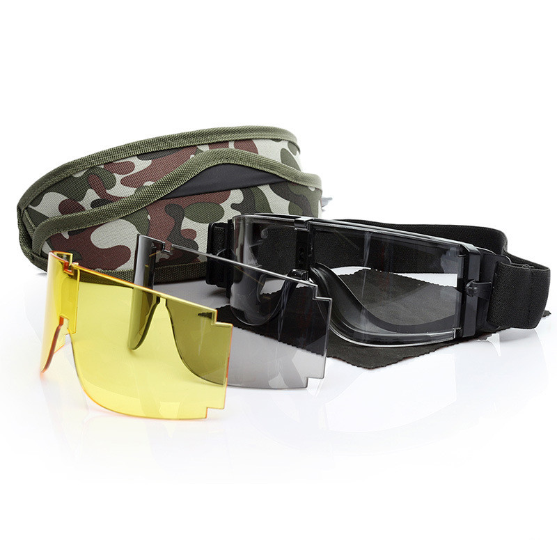 Outdoor Special Soldiers Tactical Goggles Men's Riding Ski Windproof Glasses Live-action CS Protective Anti-Shock Glasses