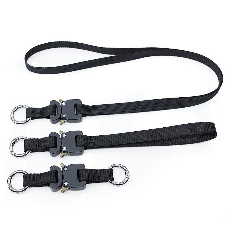 Metal Keychain Outdoor Equipment Carabiner Tactical Backpack Multifunctional Buckle Molle Nylon Webbing Hook Buckle