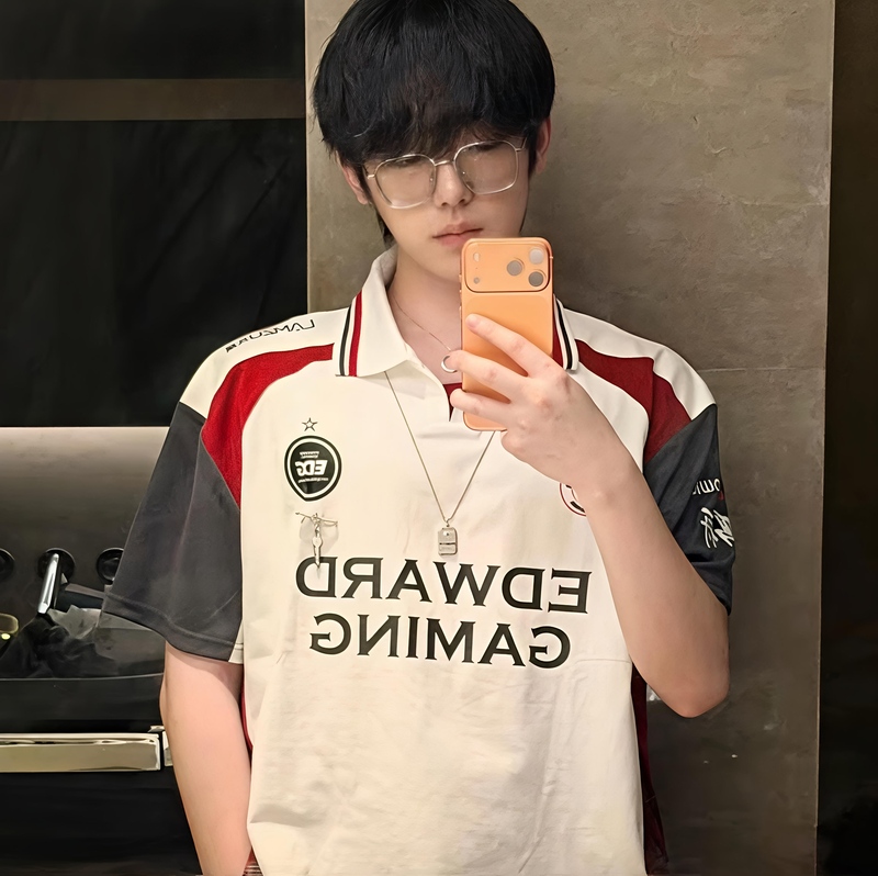 Edg Fearless Contract 26 Valorant London Masters Tournament Short Sleeve Polo Shirt Zmjjkk British Style Men's Team Uniform