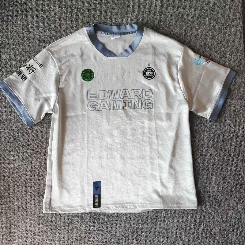 Edg Team Uniform 2025 Varo Short-Sleeve Team Zmjjkk Paris Saiyan Kang Kang Fearless Same Style Contract T-Shirt