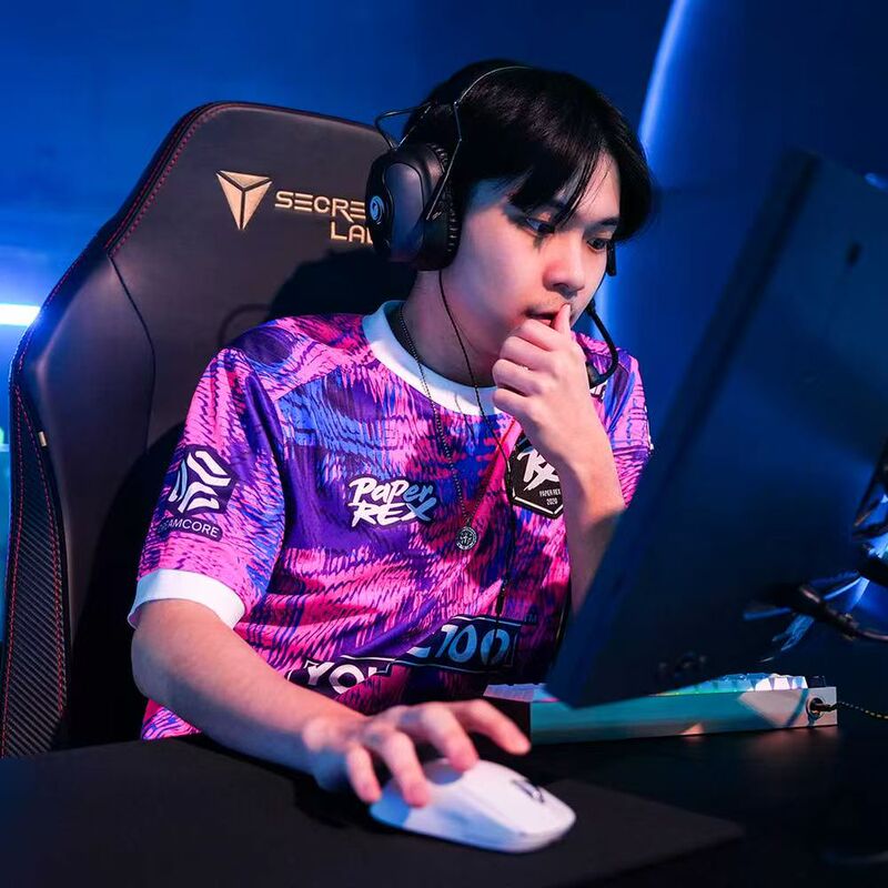 Paper Rex Valorant Merchandise Valorant Team Valorant Uniform Prx Dinosaur Team Short-Sleeved Contract T-Shirt Spring 2025 Paper Rex Valorant Merchandise Valorant Team Valorant Uniform Prx Dinosaur Team Short-Sleeved Contract T-Shirt Spring 2025