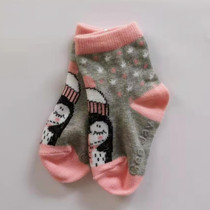 Childrens socks 1 pair of feet non-slip offset printing exported to Europe and the United States