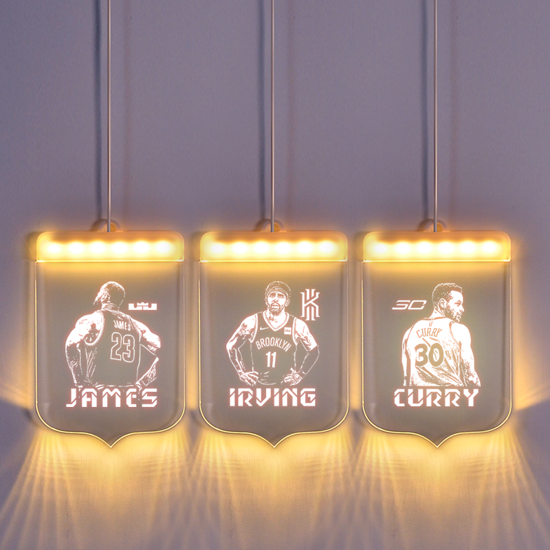 Basketball Kobe Bryant James Owen Curry Birthday Gift Boys Hand-run Peripheral Souvenir Doll Pendant Hanging Painting