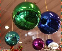 Christmas decoration Christmas ball Christmas tree decorations bright ball electroplating ball 60 cm hanging ball shopping mall ceiling decoration