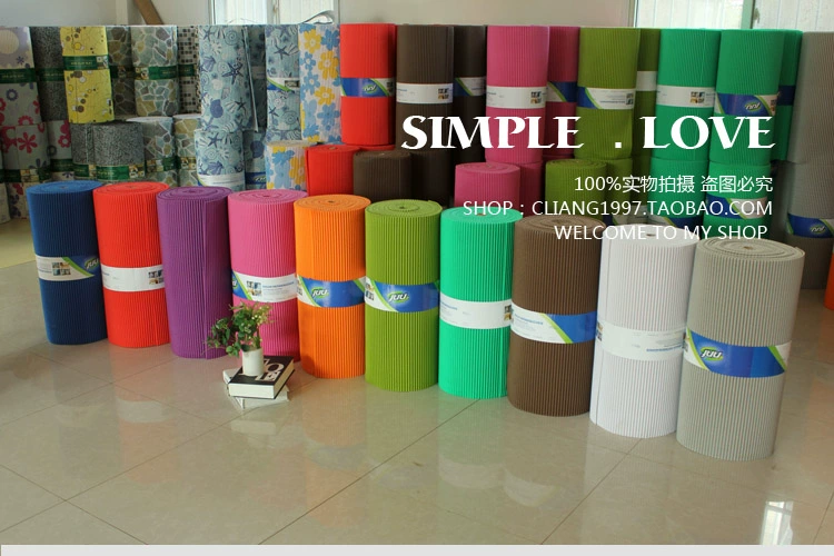 PVC bọt xốp rắn màu rỗng thảm Tatami cửa sổ phòng ngủ thảm có thể được cắt theo chiều dài tùy chỉnh xốp ghép nền nhà