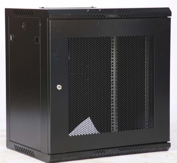 Totem wall-mounted small cabinet 9U wall-mounted 600*440*501 mesh door network wall cabinet monitoring cabinet W36409