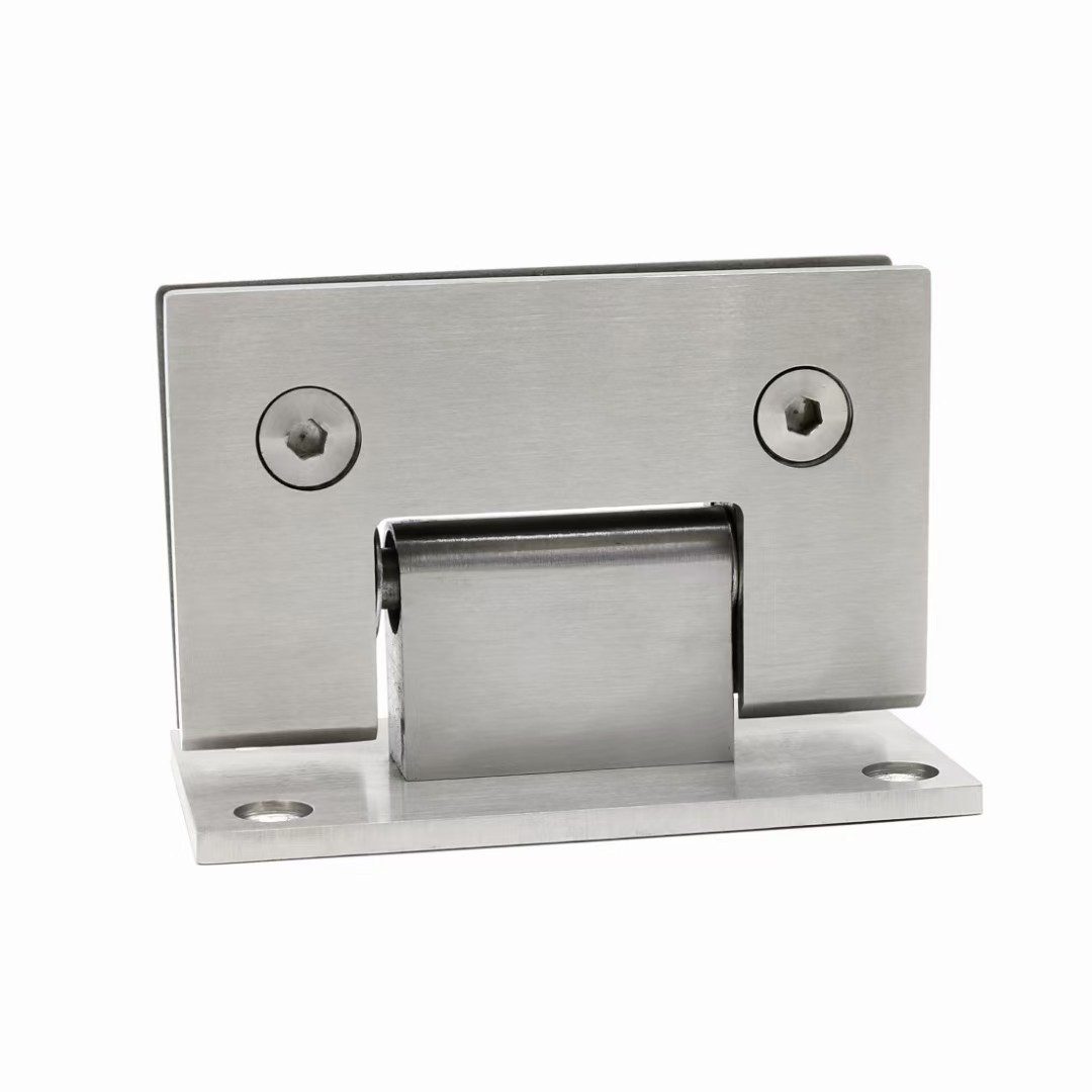 Bathroom clip glass door hinge bathroom clip shower room frameless door glass clip stainless steel 90 degrees - Taobao
