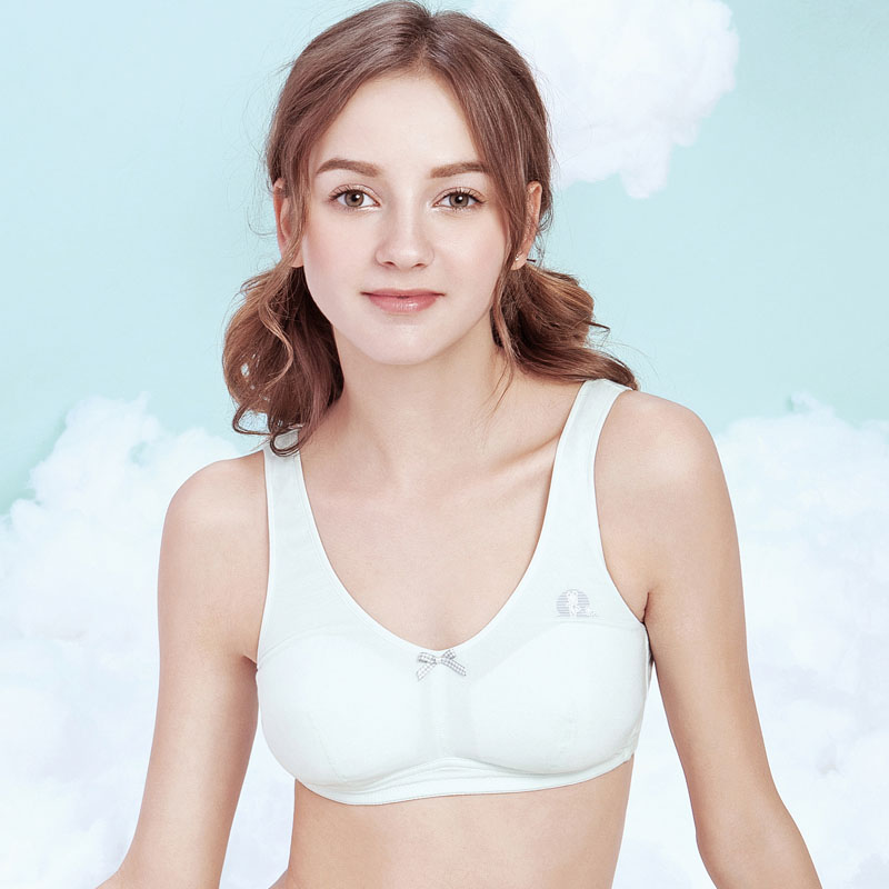 Yilanfen No rims Junior high school girls bra High school students sports bra vest underwear 821707
