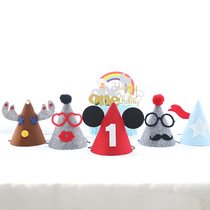 Han Edition Childrens Birthday 100 Born Day Party Hat Movie shooting Creative props Birthday Party Birthday Hat