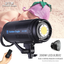 Golden Eagle LED200W constant light Solar light fill light Photography light Studio anchor micro-electric live room light