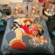 Một gia đình bốn bông trai trẻ em phim hoạt hình bông Spider-Man, Captain America Superman giường vải quilt - Bộ đồ giường bốn mảnh