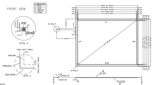 Спосоковые товары!Новый оригинальный AMT9509 91-09509-00C Taiwan AMT 4 Line Touch Scence 10,4 дюйма