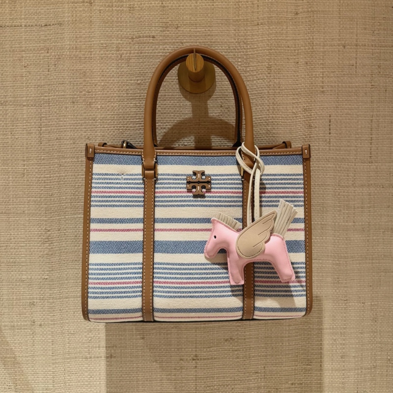 Directly Shipped from the Usa, Tory Burch Blake Canvas Tote Handbag and Crossbody Bag, Non-Returnable