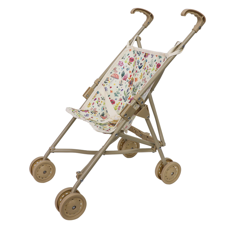 Children's Toy Stroller, Foldable Toy Car, Baby Stroller, Non-Walking Aid, Realistic Stroller for 3-Year-Olds