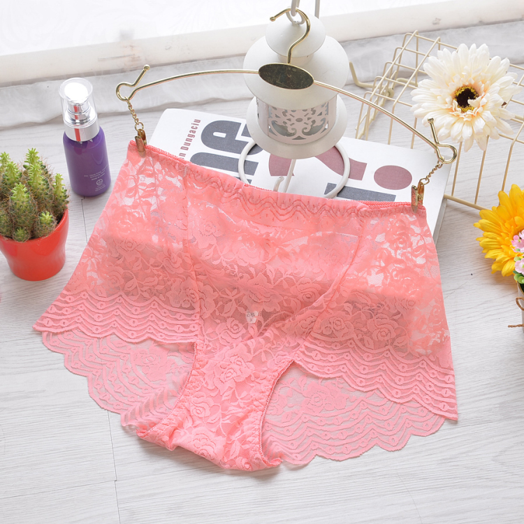 Fat mm gợi cảm ren không có dấu vết phụ nữ kích thước lớn XL cộng với đồ lót béo eo cao bụng trong suốt nội y đẹp