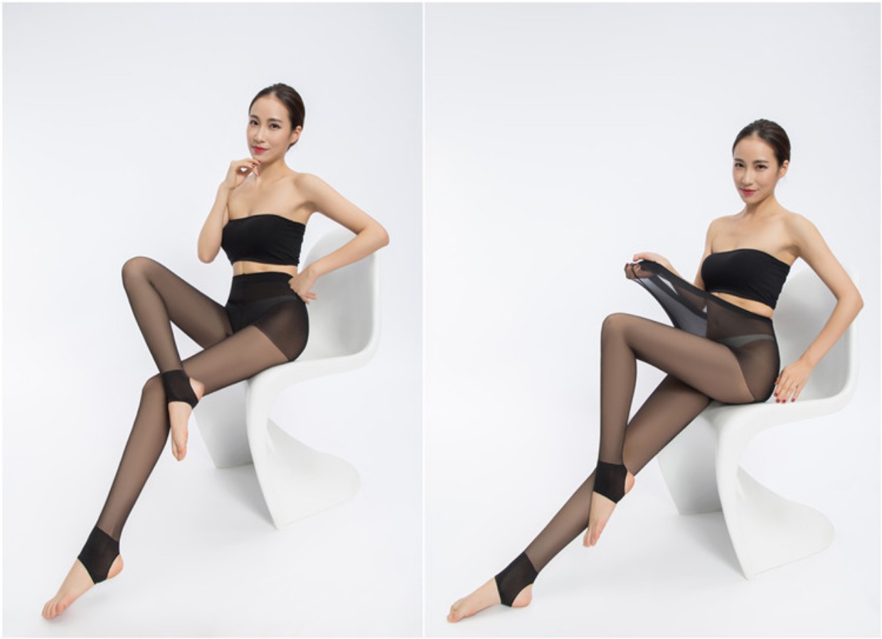 XL vớ béo mm mùa hè chống móc quần lót bằng lụa cộng với phân bón 200 kg nữ chân đế siêu mỏng - Vớ hàng tuần tất lười