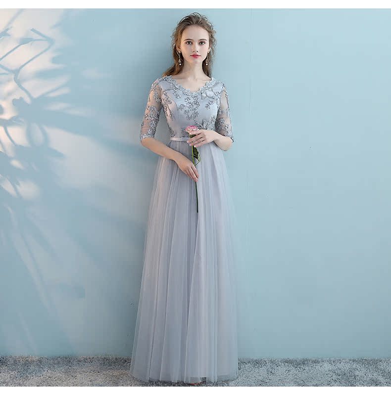 Robe de soirée      manchon de cloche - Ref 3212785 Image 25