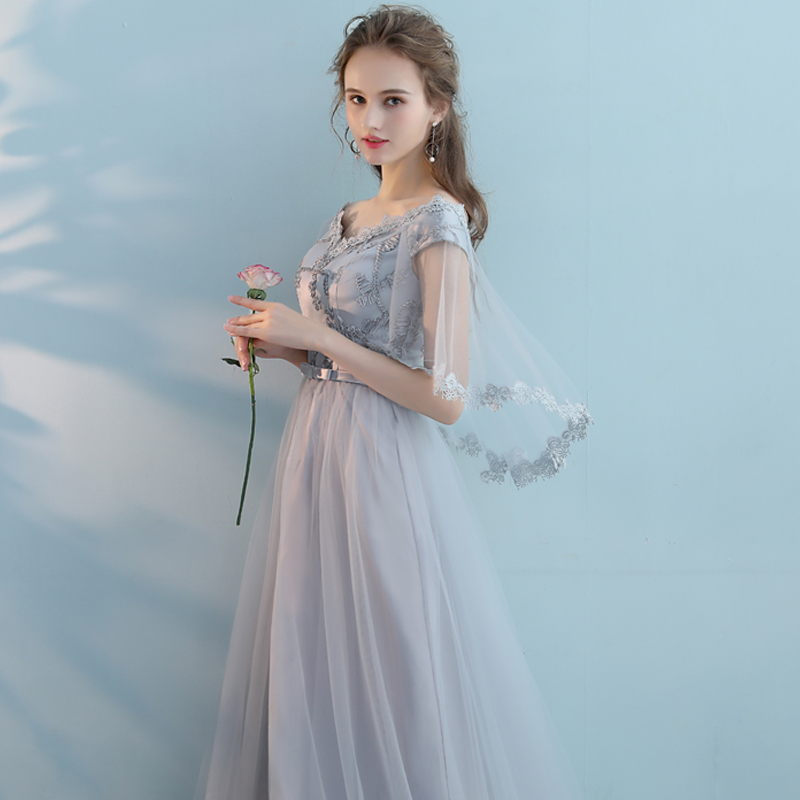 Robe de soirée      manchon de cloche - Ref 3212785 Image 4