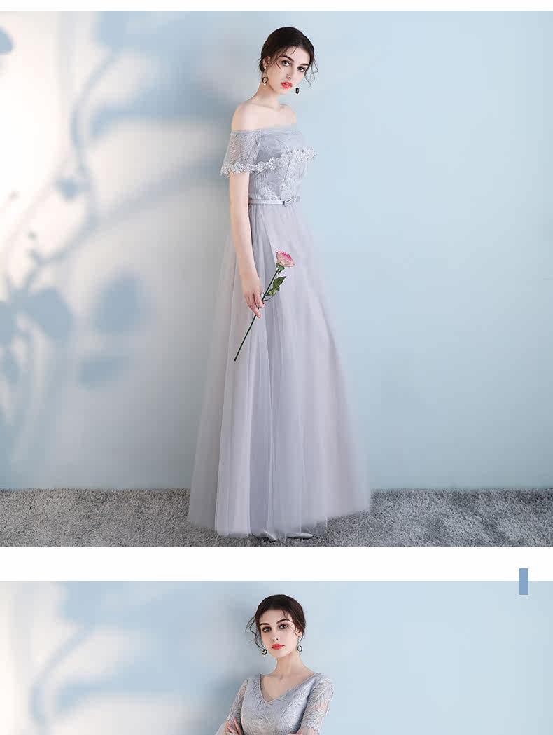 Robe de soirée      manchon de cloche - Ref 3210642 Image 22