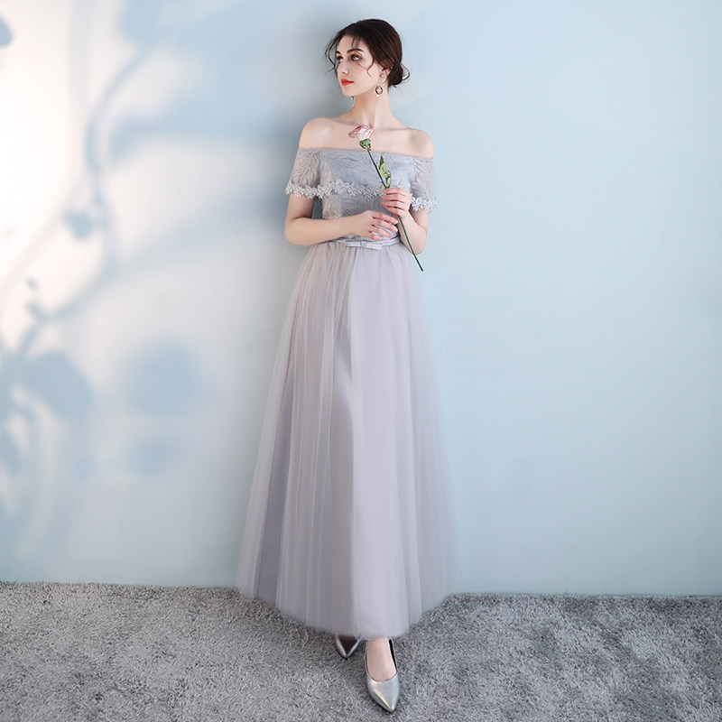 Robe de soirée      manchon de cloche - Ref 3210642 Image 4