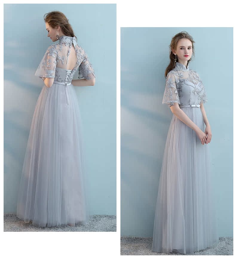Robe de soirée      manchon de cloche - Ref 3212785 Image 17