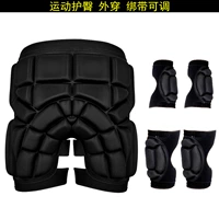 Черные наколенники, ремень, налокотники