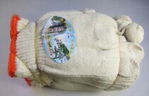 Factory direct labor protection gloves cotton yarn gloves Hengxingtai 500g white yarn gloves