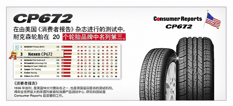 Lốp xe NEXEN Nexans 235 / 60R16 100V phù hợp với chiếc xe đạp sư tử Tucson chạy lốp Vitra 2356016 - Lốp xe