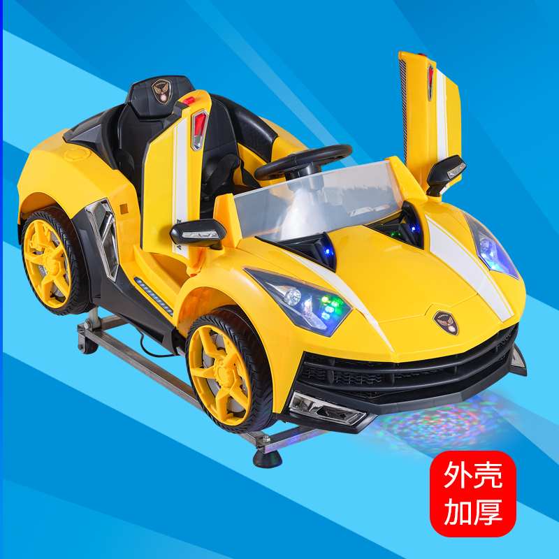 2021 new dogs Children's music rocking car Children's slot remote car rocking machine rocking the music