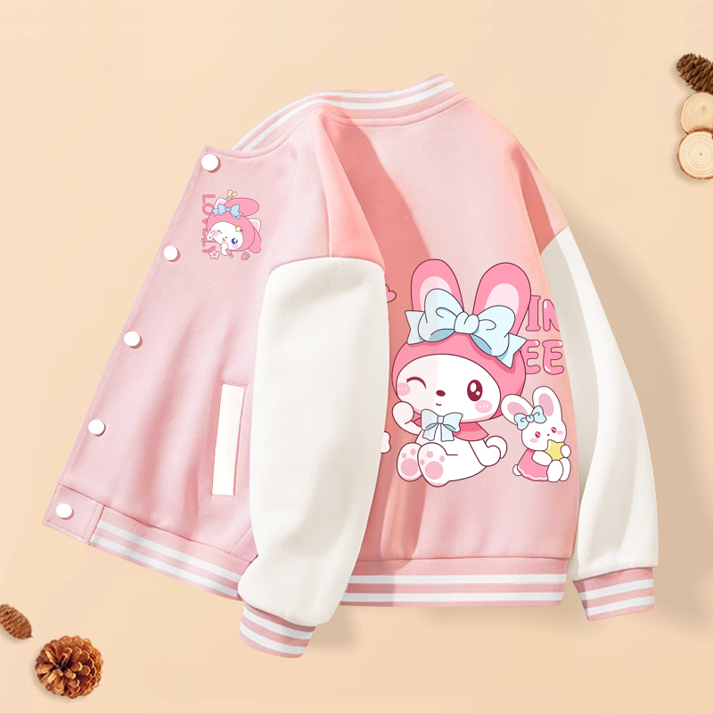 Children's Jacket Spring Girls' Baseball Jacket Unique and Beautiful Little Jacket Spring Outfit 2026 New Children's Outerwear