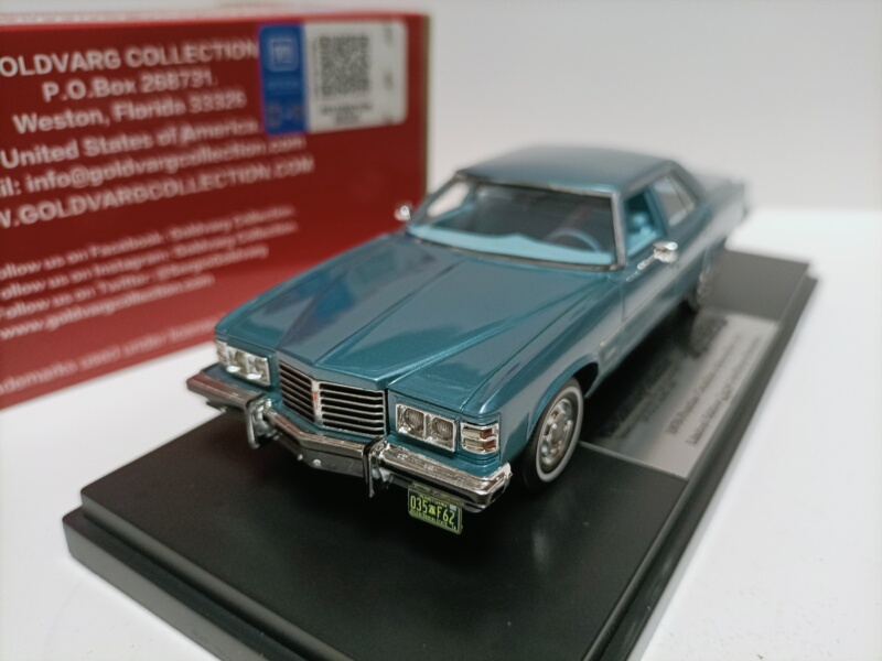 Goldvarg 1 43 Pontiac Car Model Pontiac Catalina Athena 1976 Blue
