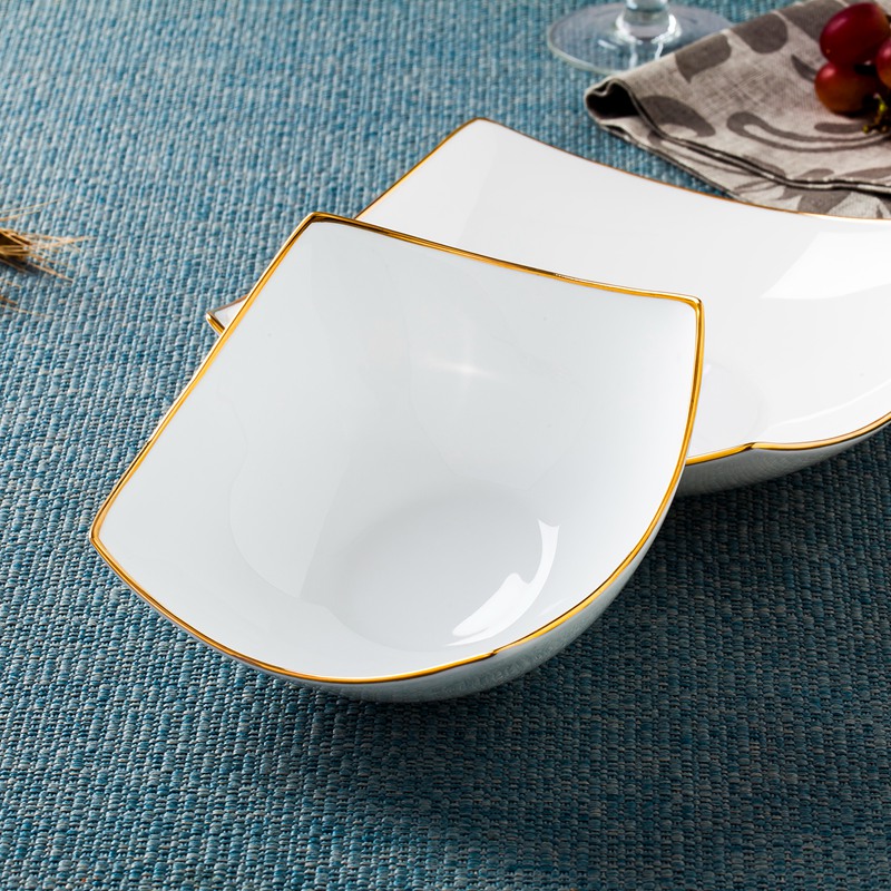 Paint edge corners become warped ipads porcelain bowl of fruit salad bowl with household ceramics bowls of creativity is Korean sweet snacks