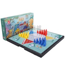 Student Pioneer E-9 Extra Large Magnetic Folding Checkers Penguin Series Children Chinese Checkers Game Chess