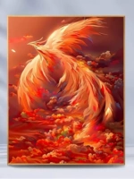 Феникс Ю Фэй цифровая картина маслом декоративная живопись в китайском стиле
