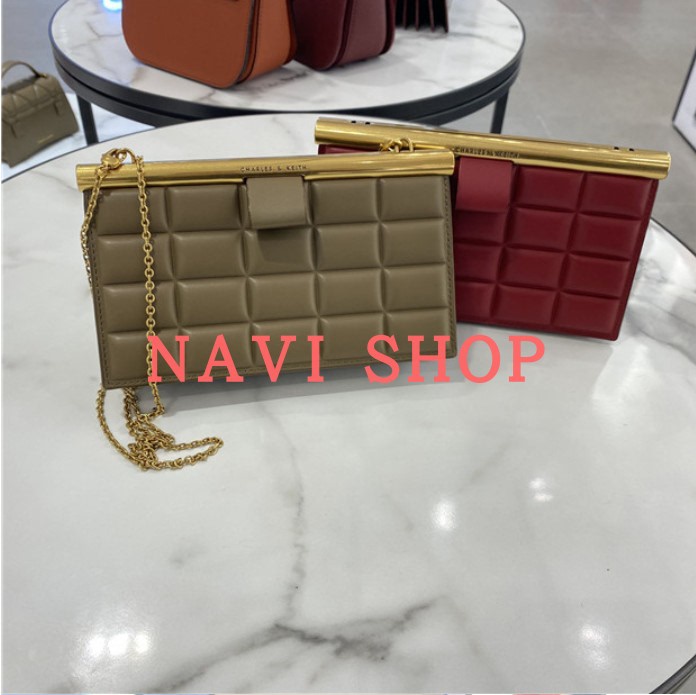 Purchasing Agent for Charles&Keith Ck6-10770468 Women's Plaid Chain Crossbody Wallet